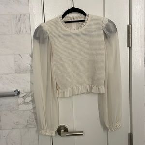 Wilfred cream blouse